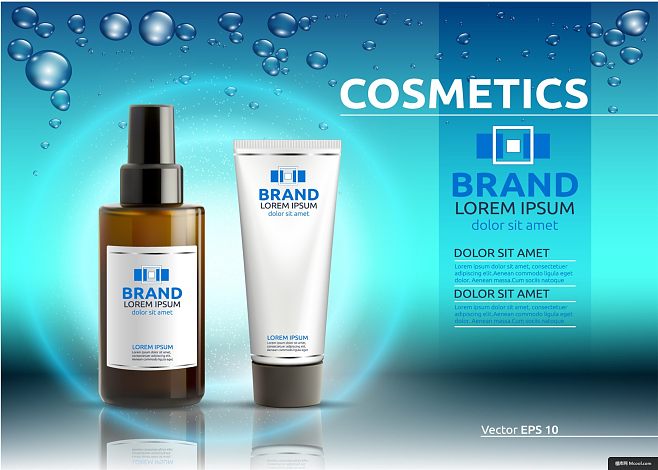 身體乳 化妝品 自然 精油 美容產(chǎn)品 包裝 美妝海報廣告海報平面設計